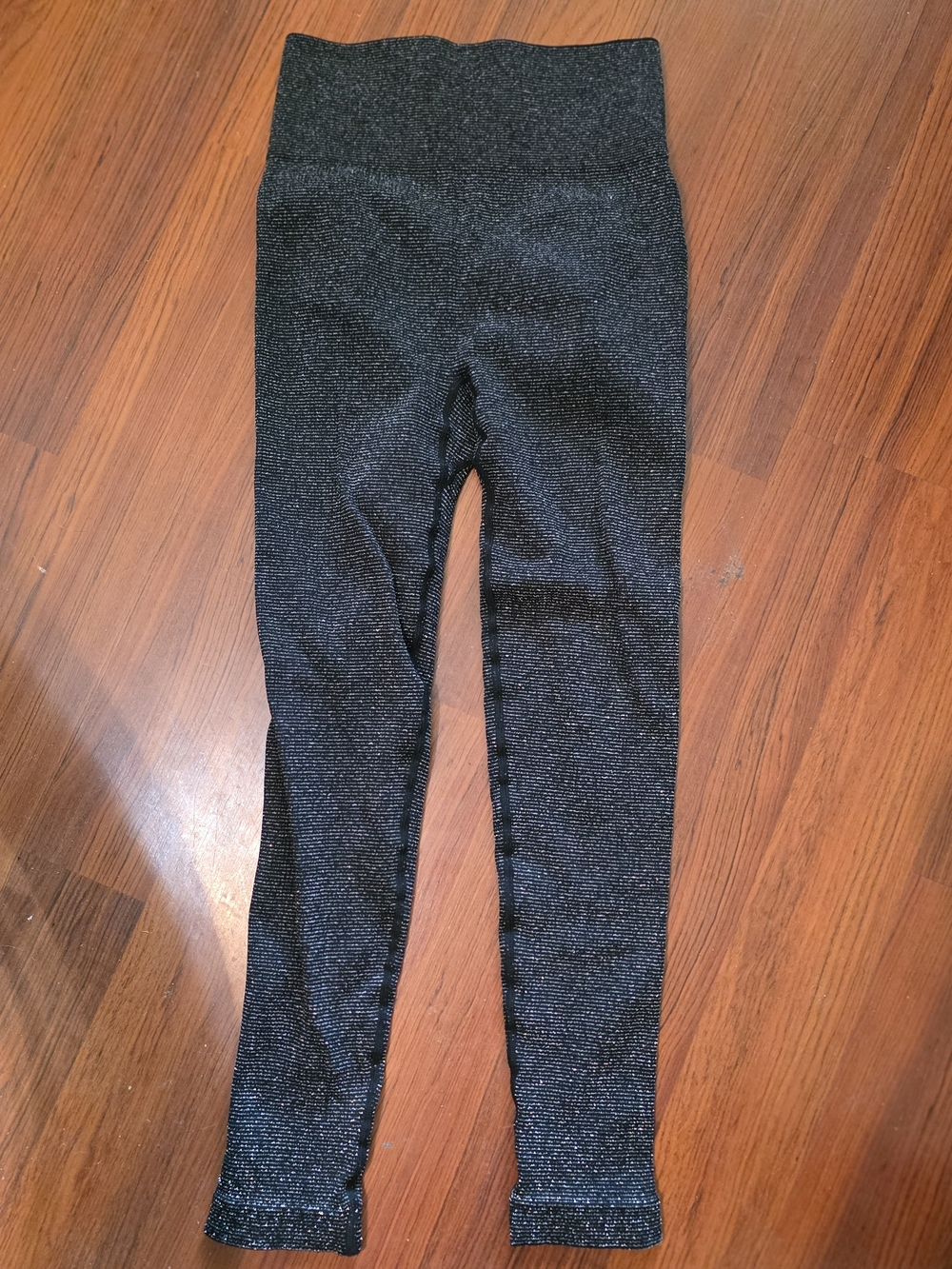 Womans Sparkle Black Leggings